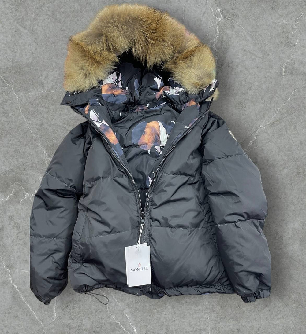 Двусторонняя детская куртка Moncler (капибара)