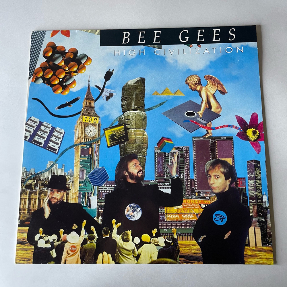 Винтажная виниловая пластинка LP Bee Gees High Civilization (Германия 1991)
