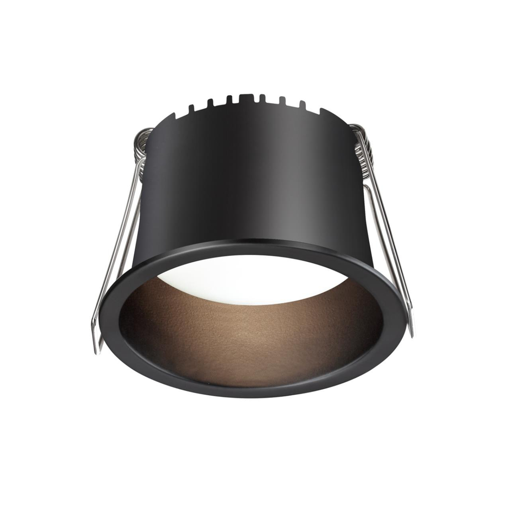 359233 SPOT NT23 472 черный Светильник встраиваемый светодиодный IP20 LED 6W 220V 360Лм 3000К TRAN