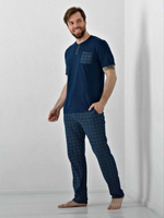 [m]Пижама мужская штаны+футболка 8809