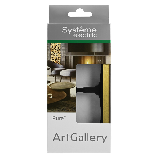 Рамка 2-м ArtGallery Pure метал. зол. SE GAL312402