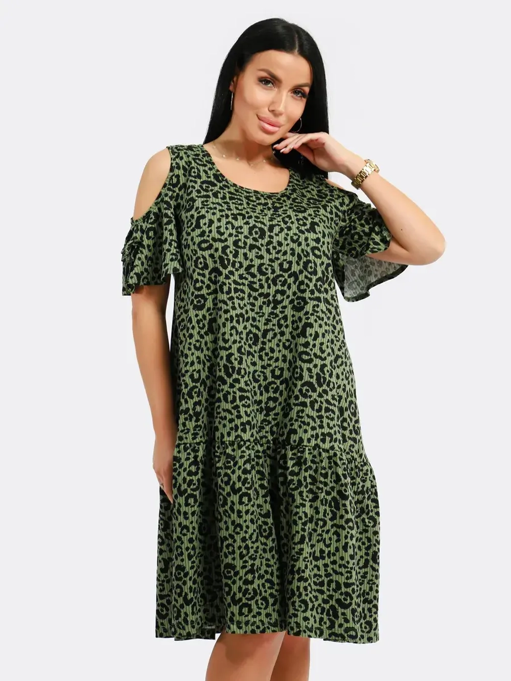 Платье свободное большие размеры