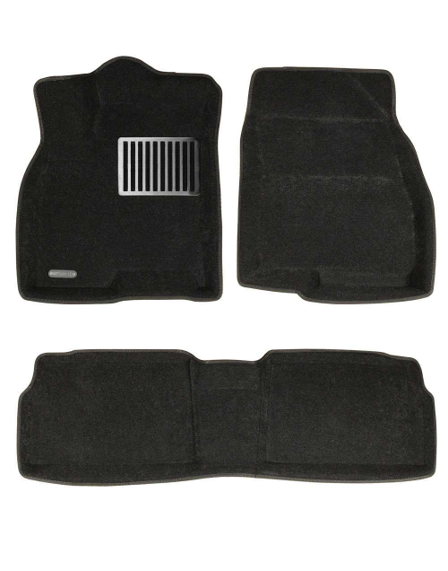 Коврики салона для  CHERY Tiggo 7 PRO (2019-) Euromat 3D Lux черные. Арт. EM3D-001421