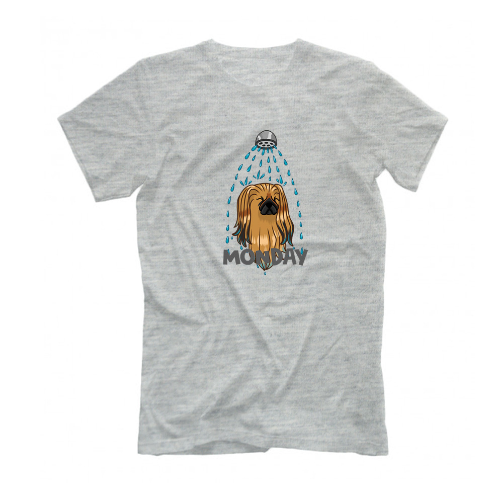 Футболка "Пекинес в понедельник"