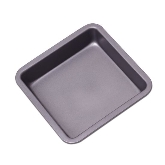 Форма для запекания Kamille KM 6007 квадратная из углеродистой стали 22.5х22.5х4.5 см