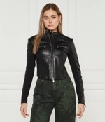 Кожаная куртка BATMAN Pinko - черный(103883 Y75K)