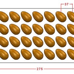 1025 | Форма для шоколадных конфет (275*175 мм)