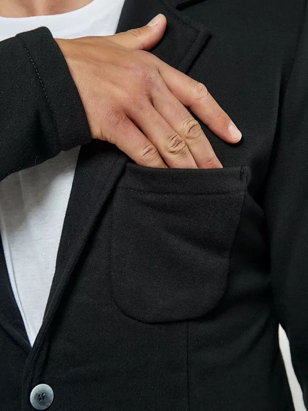 Пиджак-блейзер без подкладки со шлицей