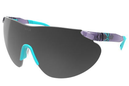 Спортивные очки с диоптриями HILX Domain Shiny Crystal Purple / Black Mirror Lens