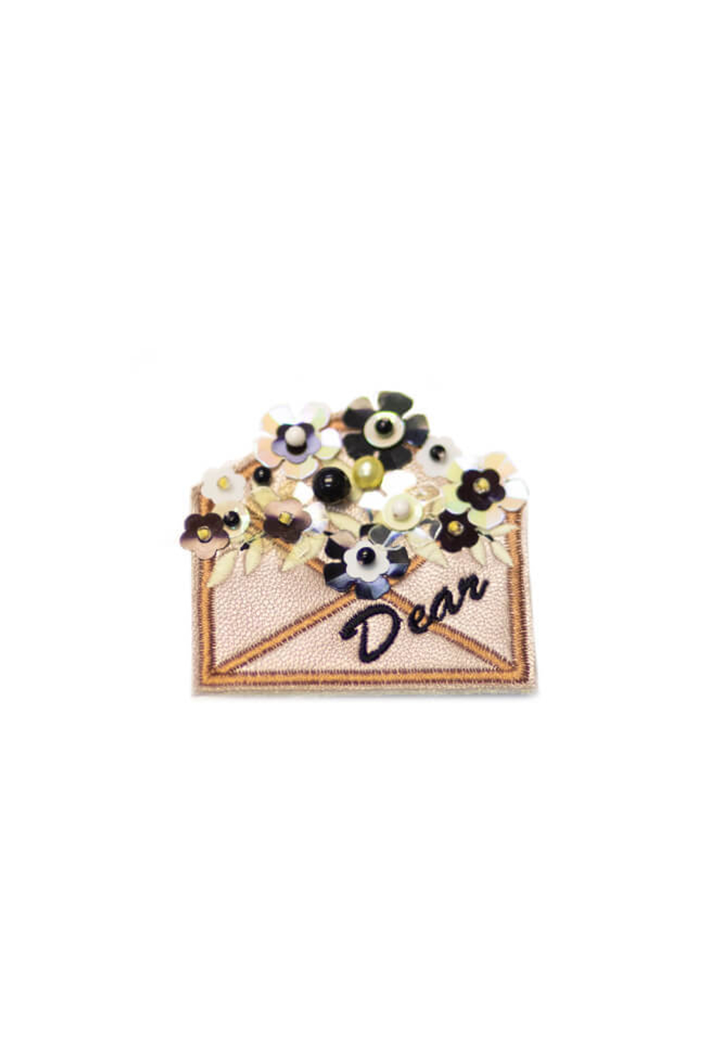 8295 Брошь (светло-золотистый)