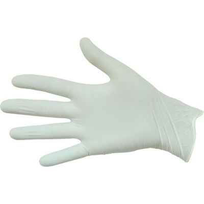 Перчатки BENOVY Нитрил M Белые ЧЗ 50 пар