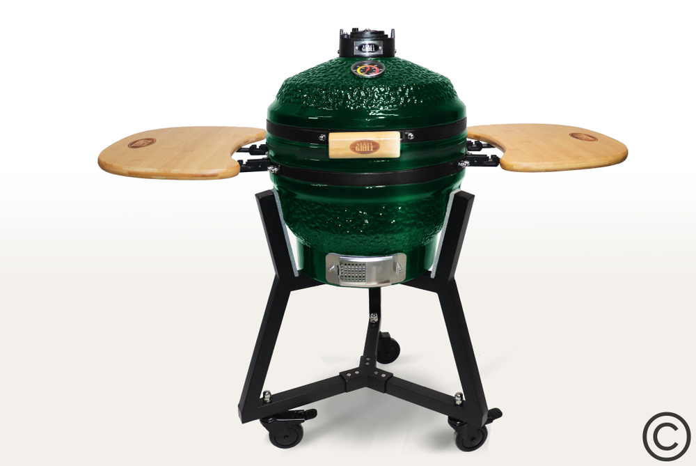 SG16 Керамический гриль-барбекю "Start grill PRO-16" (38,9см) зеленый