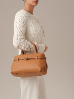 Кожаная сумка DBR Muse 31399 коричневый лист