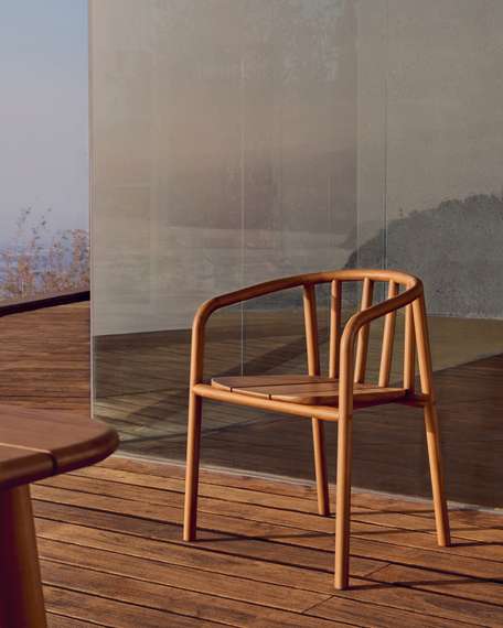 Стул Turqueta из массива тика