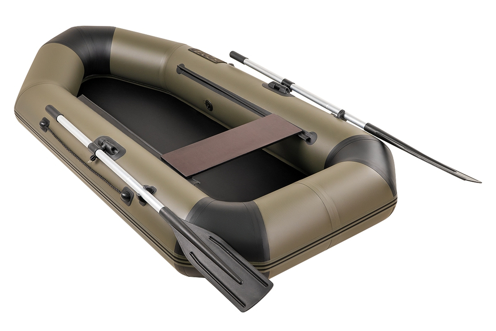 Броня-220 хаки-черный (лодка ПВХ с усилением)