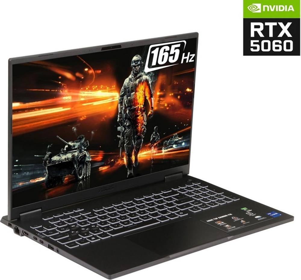 Ноутбук ASUS TUF Gaming F16 FX608JMR-RV119 16" / 16 Гб / SSD 512 Гб / Без ОС / 90NR0NB1-M006X0