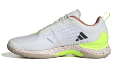 Женские теннисные кроссовки Adidas Avacourt - white/core black/lucid lemon