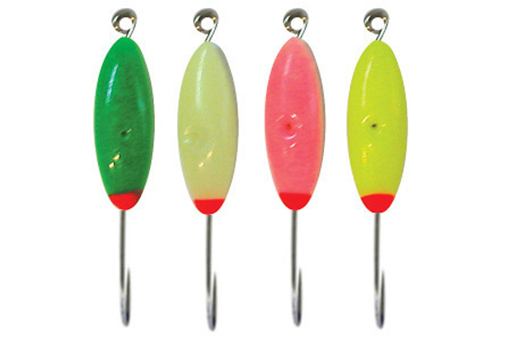 Мормышки фосфорные №21 "Лодочка 2Ф с ушком" 100шт