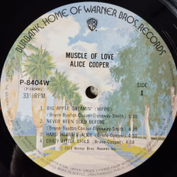 Винтажная виниловая пластинка LP Alice Cooper Muscle Of Love (Japan 1974) (No Obi)