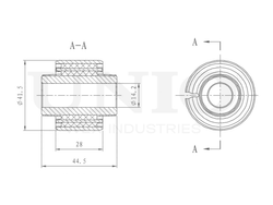 Сайлентблок заднего рычага UNIO RMP-20214
