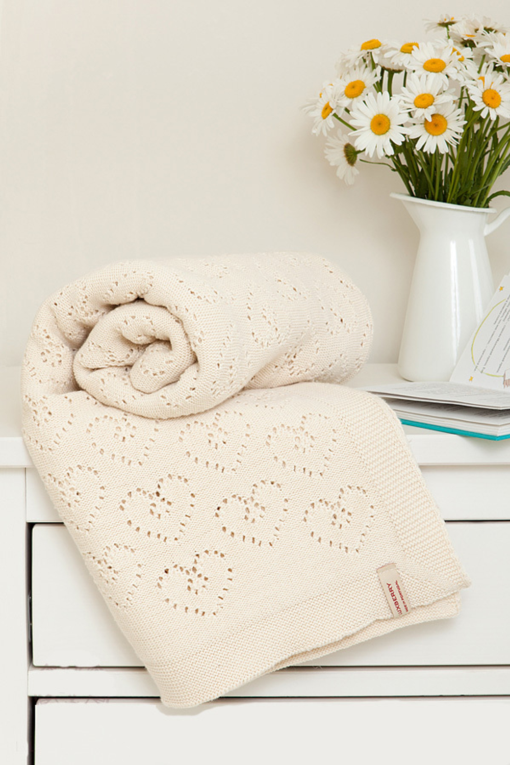 Элитный плед детский Lux 4 экрю от Luxberry