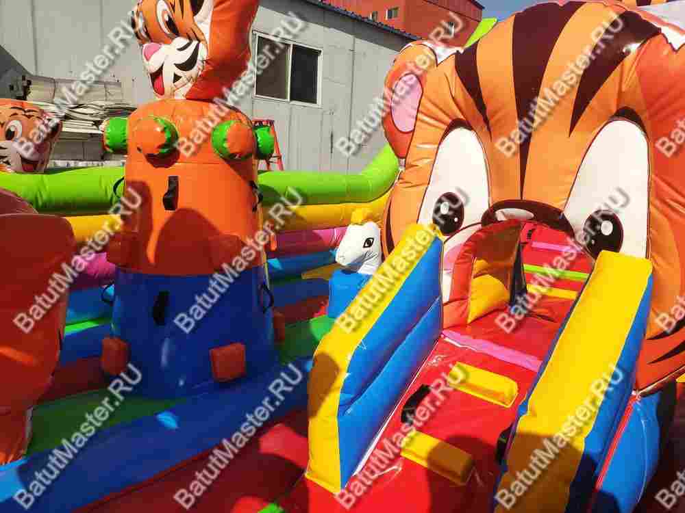Коммерческий батут "Тигриная страна 2", 10*5*4 м