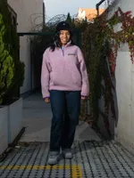 Толстовка Правда x Anteater Шерпа розовая