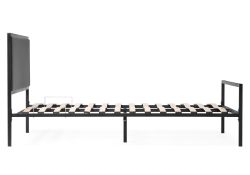 Двуспальная кровать Эгерт 160х200 черный / antracite