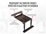 Комплект Мягкое кресло Кокпит c формованным ППУ и рамой с занижением из стали черного цвета, оранжево-черный/винил