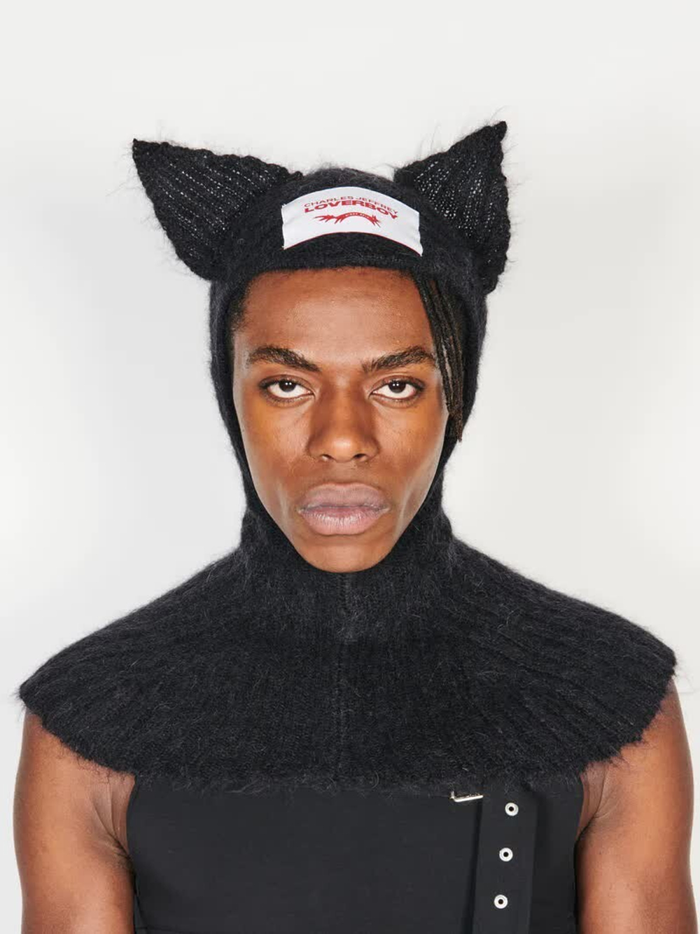 CHARLES JEFFREY LOVERBOY БАЛАКЛАВА ВЯЗАНАЯ ЧЕРНАЯ EARS