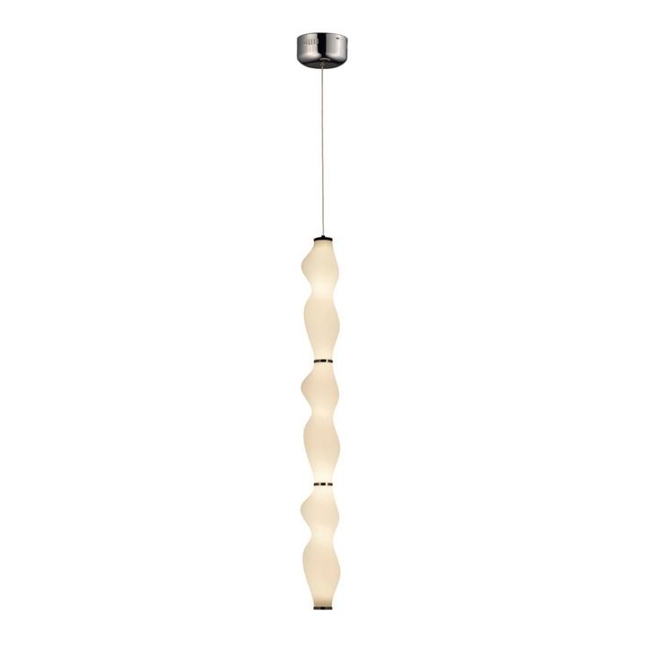 Подвесной светодиодный светильник Lumina Deco Signia LDP 6833-3 CHR+WT