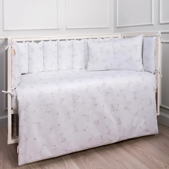 Комплект постельного белья Lollycottons Мамина любовь 2, 6 предметов