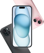 Смартфон Apple iPhone 15 128 ГБ, Dual: nano SIM + eSIM, черный