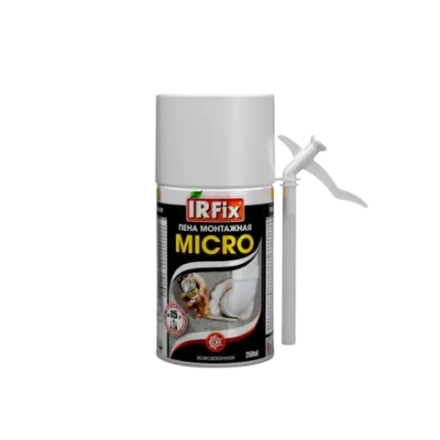 IRFix Micro Пена монтажная бытовая 250мл всесезонная