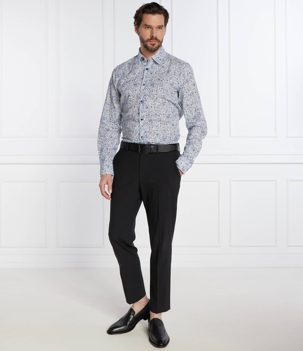 Льняная рубашка 15 JJSH-92HANSON2K-W Joop! Jeans - голубой(30041311)