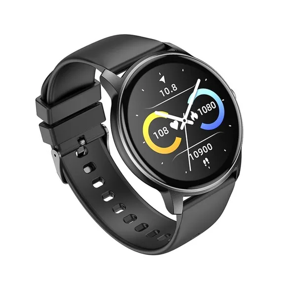 Смарт-часы Hoco Y4, 1.28", 240x240, IP68, BT5.0, 200 мАч, будильник, шагомер, черные