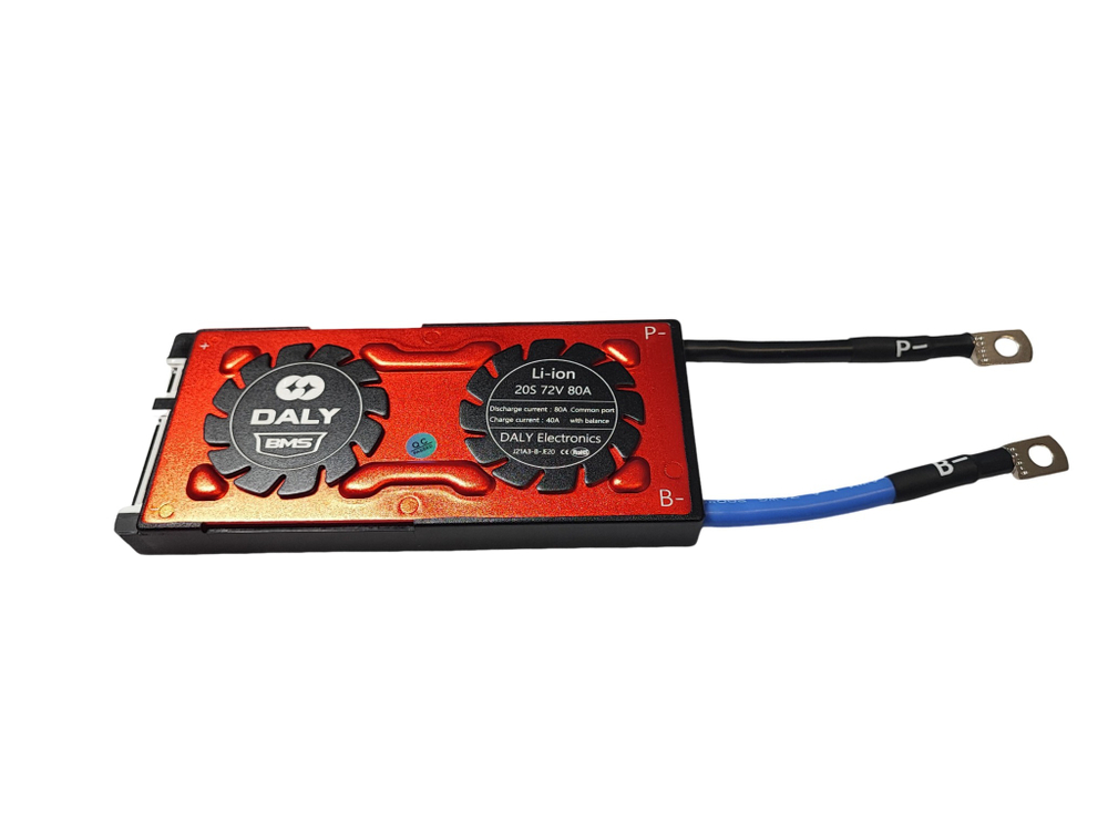 Плата контроля BMS Li-ion 20S 72V 80A