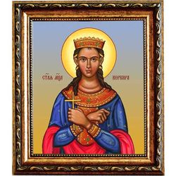 Керкира Керкирская, дева, мученица. Икона на холсте.