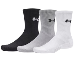 Теннисные носки Under Armour Performance Cotton 3P - white/steel