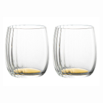 Набор стопок alice в подарочной упаковке, 70 мл, золотистые, 2 шт.