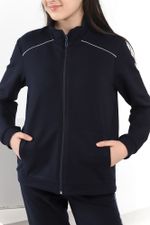 Костюм для девочки Скул-5 Виотекс ТЁМНО-СИНИЙ