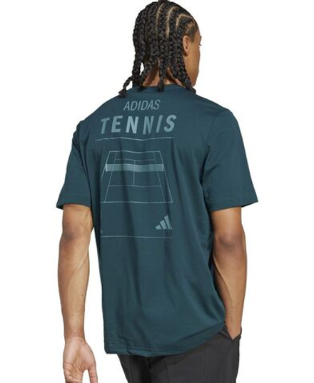 Теннисная футболка Adidas Padel Category Graphic - aurora ivy