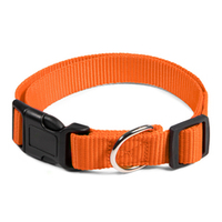 Ошейник нейлоновый для собак "Эталон" M, оранжевый, 20*310-450мм