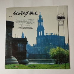 Винтажная виниловая пластинка LP J. S. Bach И. С. Бах Herbert Tachezi, BWV 565, 552, 542, 582 (ГДР 1989)