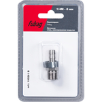 Разъемное соединение Fubag переходник 1/4"M на елочку 8мм   (180261 B)