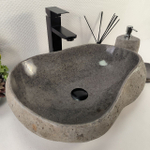 Раковина из речного камня RS-65149 51*37*14 0861