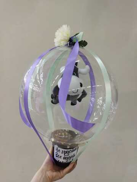 Презент-бокс с Быком в шаре