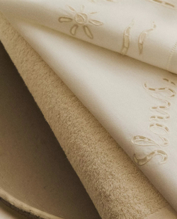 Zara Home - Комплект вышитых летних полотенец (комплект из 2 шт.), бежевый, 50х90 см