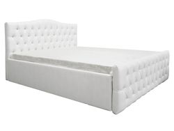 Спальня "Гертруда" №2 (белая листв./ясень жем./домус вайт), ЛДСП/МДФ/иск. кожа, Комфорт-S