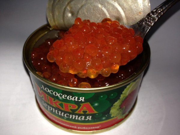 Икра кеты ж/б, Сахалин, ГОСТ (140г)